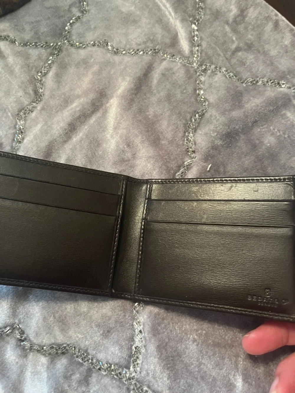 Bedat & CoMen's Leather Card & Key Holder Wallet - Dark Brown